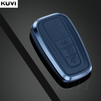 Aliuminio lydinio odinis automobilio rakto dėklo dangtelis skirtas Toyota CHR C-HR Prado Prius Camry Corolla RAV4 2017 2018 2019 Priedai