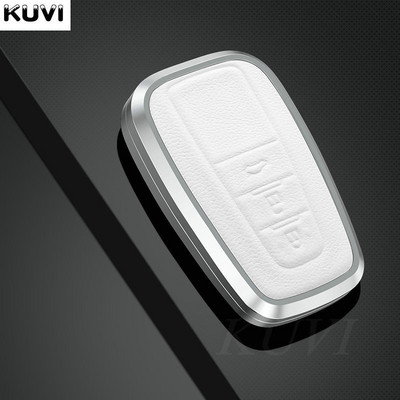 Aliuminio lydinio odinis automobilio rakto dėklo dangtelis skirtas Toyota CHR C-HR Prado Prius Camry Corolla RAV4 2017 2018 2019 Priedai