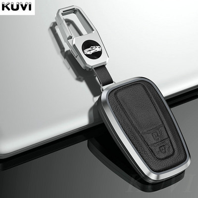 Aliuminio lydinio odinis automobilio rakto dėklo dangtelis skirtas Toyota CHR C-HR Prado Prius Camry Corolla RAV4 2017 2018 2019 Priedai