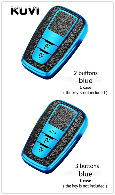 Nova tpu futrola za ključeve za Toyotu Camry CHR Corolla RAV4 Avalon Land Cruiser Prado Prius Poklopac daljinskog upravljača 2 3 gumba 2017 2018 2019