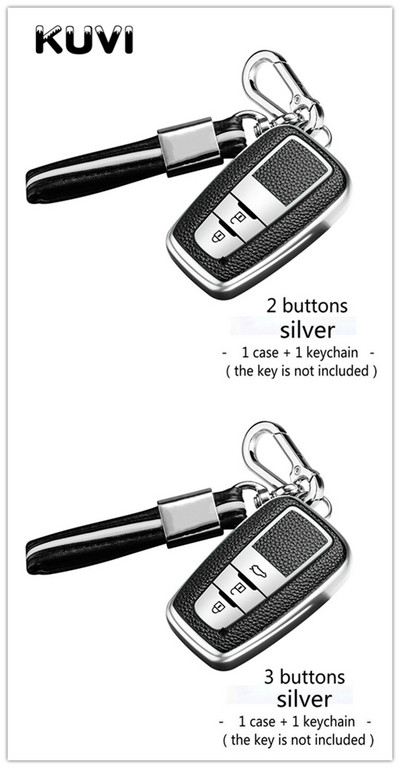 Nova tpu futrola za ključeve za Toyotu Camry CHR Corolla RAV4 Avalon Land Cruiser Prado Prius Poklopac daljinskog upravljača 2 3 gumba 2017 2018 2019