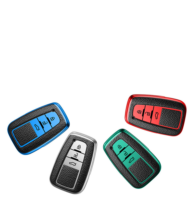 Nova tpu futrola za ključeve za Toyotu Camry CHR Corolla RAV4 Avalon Land Cruiser Prado Prius Poklopac daljinskog upravljača 2 3 gumba 2017 2018 2019