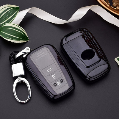 Novi automobilski TPU daljinski ključ, držač kućišta za Toyotu CHR Prado 2017 2018 Prius Camry Corolla RAV4 2017 2018 2019 2020 Dodaci