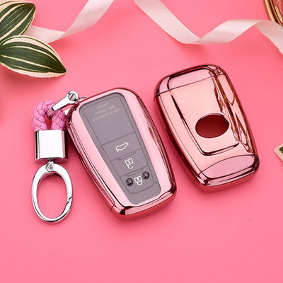 Novi automobilski TPU daljinski ključ, držač kućišta za Toyotu CHR Prado 2017 2018 Prius Camry Corolla RAV4 2017 2018 2019 2020 Dodaci