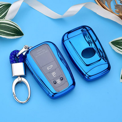Novi automobilski TPU daljinski ključ, držač kućišta za Toyotu CHR Prado 2017 2018 Prius Camry Corolla RAV4 2017 2018 2019 2020 Dodaci