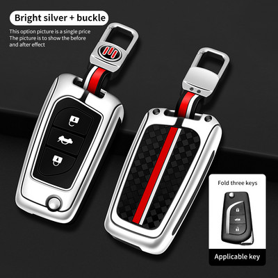 Калъф за дистанционен ключ за автомобил Shell Fob за Toyota Auris Corolla Avensis Verso Yaris Aygo Scion TC IM Camry RAV4 Forturner Hilux