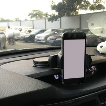 Държач за телефон за кола Въртящ се на 360 предно стъкло на кола Монтаж на вендуза Стойка за мобилен телефон Скоба Стойка Поддържа GPS аксесоари