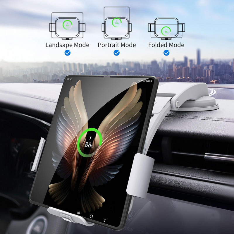 Για Galaxy Z Fold 4 3 2 1 Θήκη τηλεφώνου για Ασύρματο φορτιστή αυτοκινήτου Dual Coil Για Samsung W22 W21 W20 Πτυσσόμενο τηλέφωνο Fast Charg Q4R6