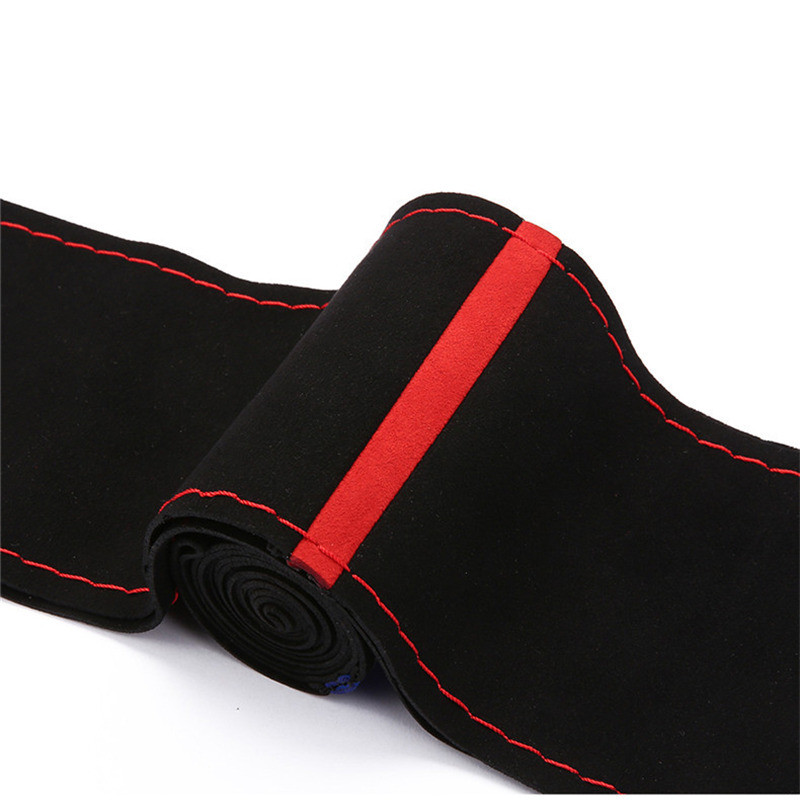 Antilop koža 38cm DIY navlaka za volan automobila Pletenica s iglama Konac otporan na habanje Zima Topli dodaci za unutrašnjost automobila