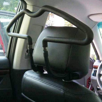 Ράφι ρούχων οχήματος Ανθεκτικό πολυλειτουργικό κάθισμα αυτοκινήτου από ανοξείδωτο ατσάλι Προσκέφαλο Κρεμάστρα ρούχων Αξεσουάρ αυτοκινήτου Αυτοκίνητο Ταξιδιωτικό