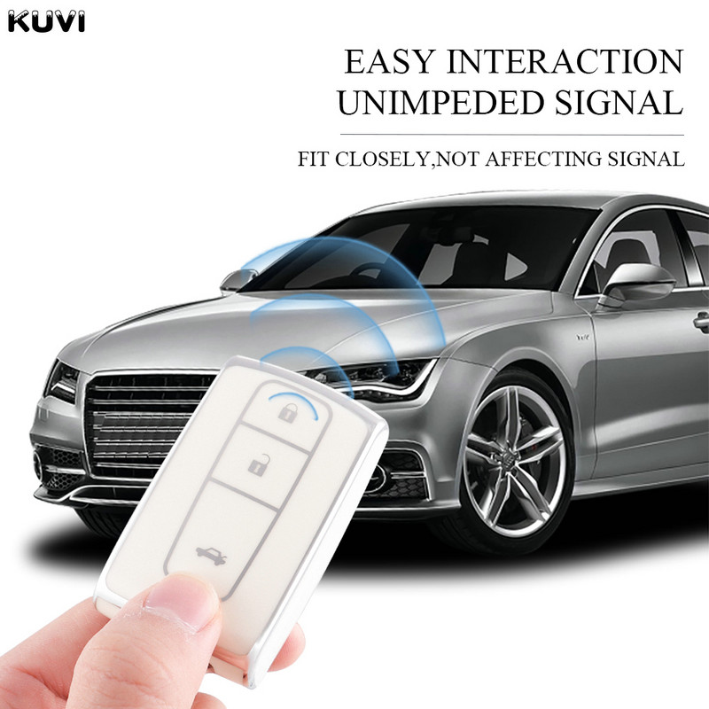 Νέο κάλυμμα θήκης κλειδιού αυτοκινήτου TPU για το Toyota Prius 2004 2005 2006 2007 2008 2009 Corolla Verso Camry Protector Accessories