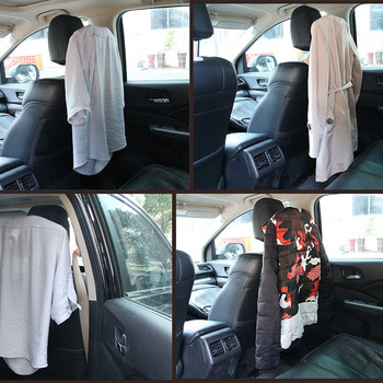 Закачалка за столче за кола Автомобилна облегалка за глава Държач за закачане на дрехи Стойка Пътни якета Чанти Закачалки Държач Автомобилни аксесоари