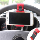 Univerzális autós kormánykerékre szerelhető telefontartó Kényelmes kormánykerék navigációs konzol állvány Auto tartozékok