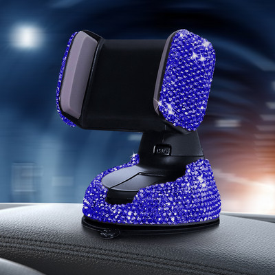 Novi Bling univerzalni držač mobitela za auto, stalak za montiranje na otvor za ventilaciju, GPS držač za iPhone, Samsung, ružičasta oprema za automobile za žene