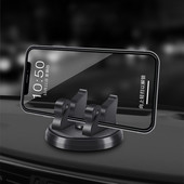Nový 360-stupňový otočný držiak na telefón do auta, držiak na palubnú dosku, podpora smartfónu, otočný jednoduchý držiak GPS navigácie do auta, príslušenstvo do auta