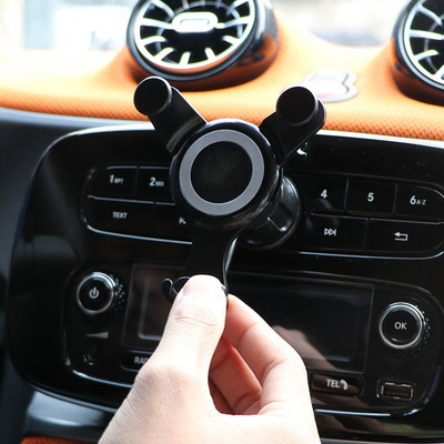 Autó Mobiltelefon tartó Autós navigációs töltés támogatás Mercedes Benz Smart 453 451 450 Forfour Fortwo belső kiegészítőkhöz
