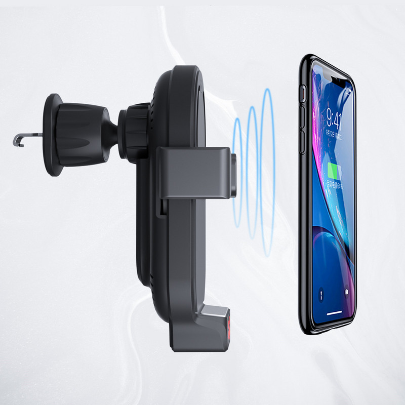 QUICKLYNKS 15W autós telefontartó vezeték nélküli töltő Intelligens szenzoros kapcsoló légtelenítős gyorstöltőhöz iPhone Xiaomihoz