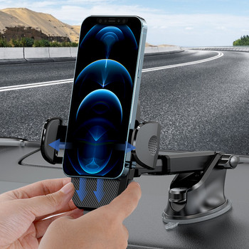 Βάση τηλεφώνου ταμπλό για αυτοκίνητο【Ευρύτερη όψη 360°】9 ιντσών Ευέλικτο μακρύ χέρι, Universal Handsfree Αυτόματο Εξαεριστικό Τηλεφώνου Παρμπρίζ