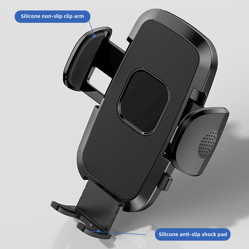 Prietaisų skydelio telefono laikiklis automobiliui【360° plačiausias vaizdas】9 colių lankstus ilgas svirtis, universalus laisvų rankų įrangos priekinio stiklo oro išleidimo angos telefono laikiklis