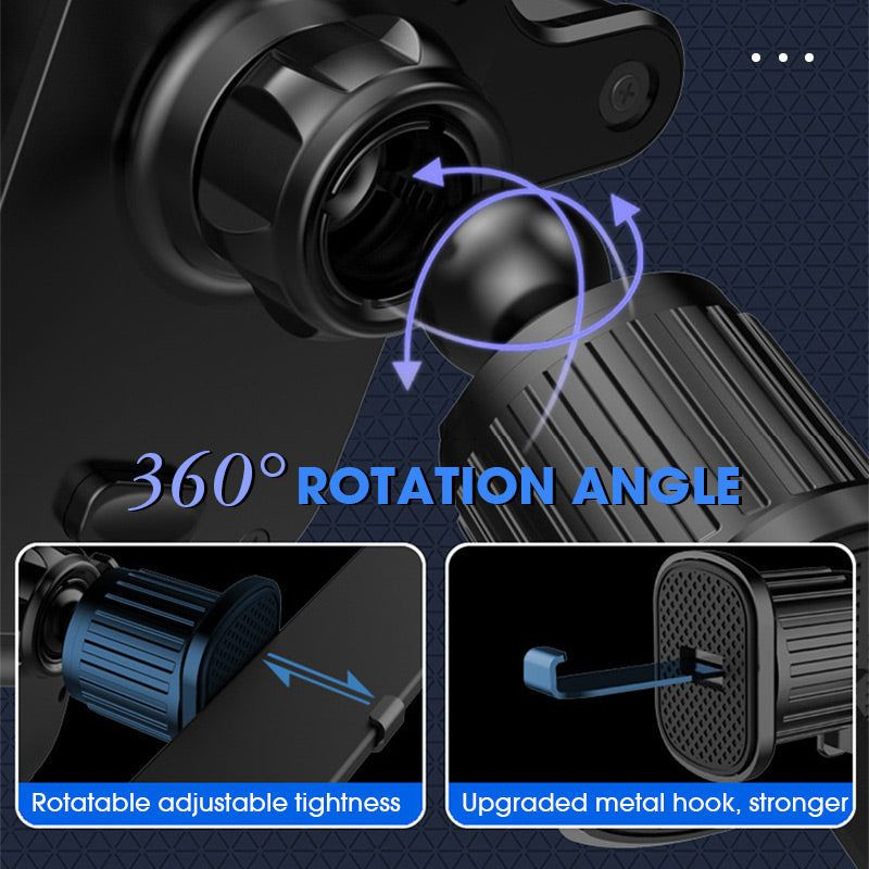 Univerzális Gravity autós telefontartó autós légtelenítő klipre szerelhető mobiltelefon-tartó Mobiltelefon állvány támogatása iPhone-hoz Samsunghoz