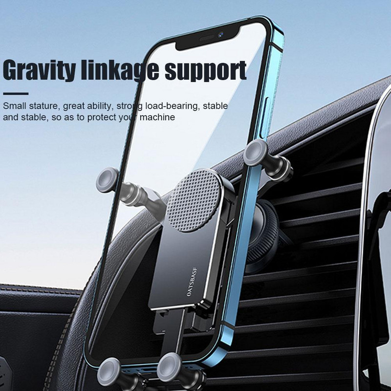 Autós telefon tartó Gravity autós tartó Samsung Galaxy Z Fold 3 5G autós szellőzőhöz, klipszre szerelhető összecsukható okostelefon tartó állvány