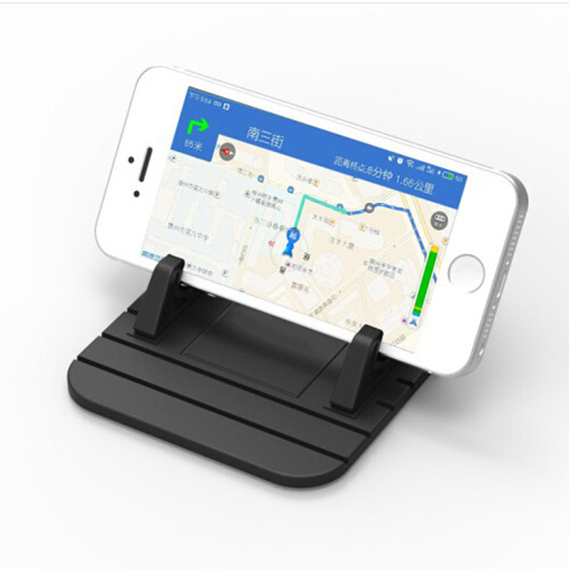 Autós mobiltelefon PVC tartó csúszásgátló mat Pad műszerfal állványtartó iPhone-hoz Samsung Xiaomi Huawei univerzális konzol Pad