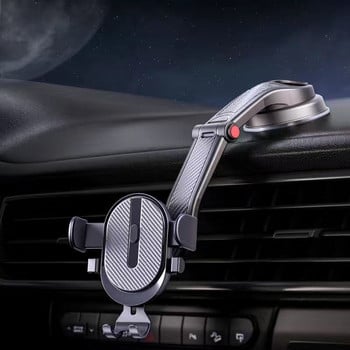 Стойка за държач за телефон за кола Gravity Dashboard Phone Holder Поддръжка за мобилен телефон Универсална за iPhone 14 13 12 11 Xiaomi Samsung