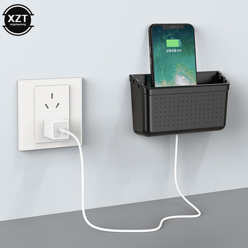 1 vnt universalus automobilio mobiliojo telefono laikiklis prietaisų skydelio laikymo dėžė Auto vidaus ABS organizatoriaus dėžutės laikiklio priedai