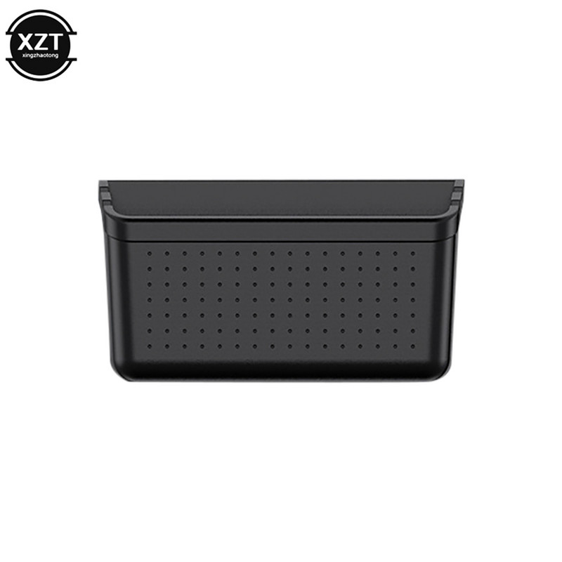 1 vnt universalus automobilio mobiliojo telefono laikiklis prietaisų skydelio laikymo dėžė Auto vidaus ABS organizatoriaus dėžutės laikiklio priedai