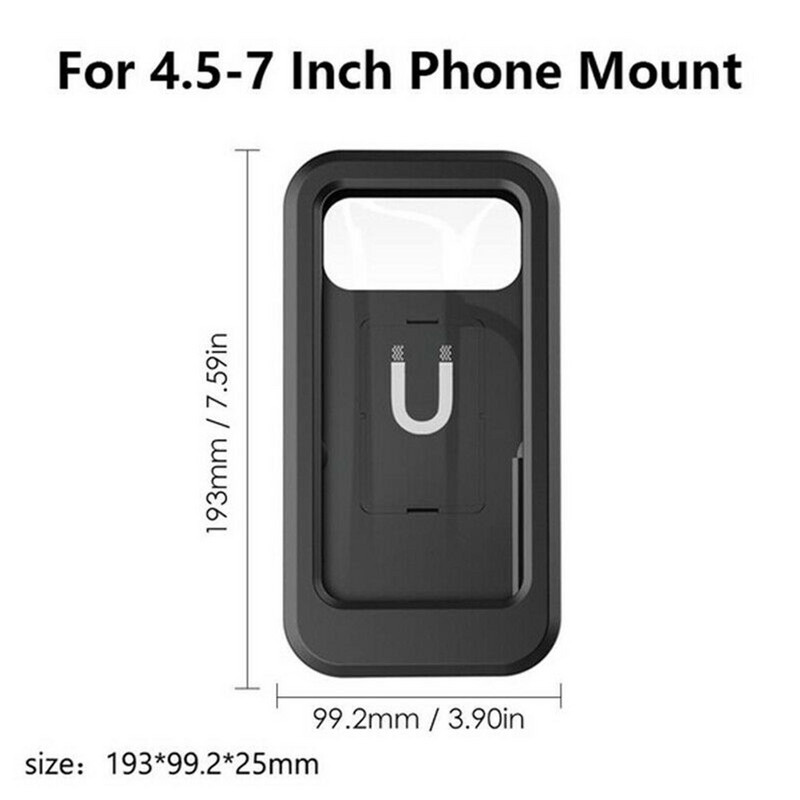 Motociklo dviračio mobiliojo telefono GPS laikiklio dėklo krepšio laikiklis vairo vandeniui atsparus reguliuojamas laikiklis universalus