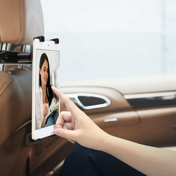 Universal βάση στήριξης κεφαλιού πίσω καθίσματος αυτοκινήτου Ρυθμιζόμενη βάση στήριξης πίσω μαξιλαριού Συμβατή για tablet iPad Samsung Samsung