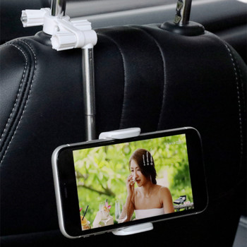 Универсален държач за телефон с огледало за обратно виждане за кола, регулируема ротация на 360, стойка за скоба за GPS телефон за IPhone Xiaomi Samsung