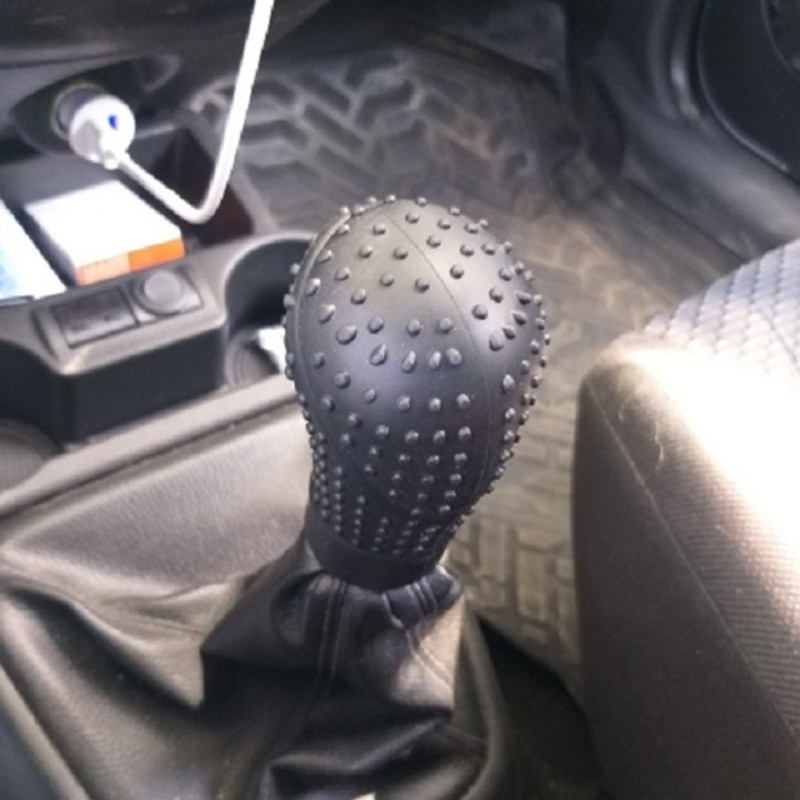 Capac buton schimbătorului de viteze pentru mașină din silicon, antiderapant, transmisie automată, manetă de viteză, protector pentru buton, accesorii de stil universal