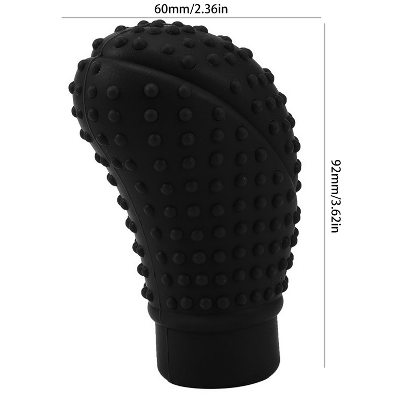 Capac buton schimbătorului de viteze pentru mașină din silicon, antiderapant, transmisie automată, manetă de viteză, protector pentru buton, accesorii de stil universal