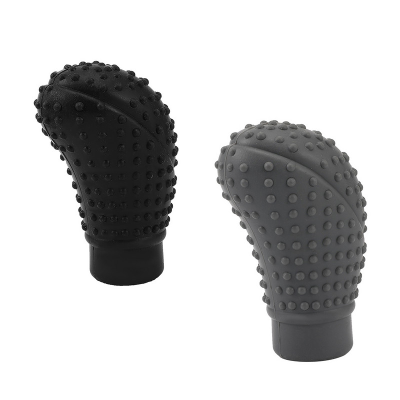 Capac buton schimbătorului de viteze pentru mașină din silicon, antiderapant, transmisie automată, manetă de viteză, protector pentru buton, accesorii de stil universal