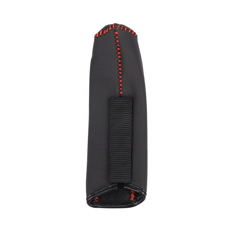 Odinė rankinio stabdžio dangtelio apsauginė mova Honda / Accord / Civic 8, juoda + juoda linija