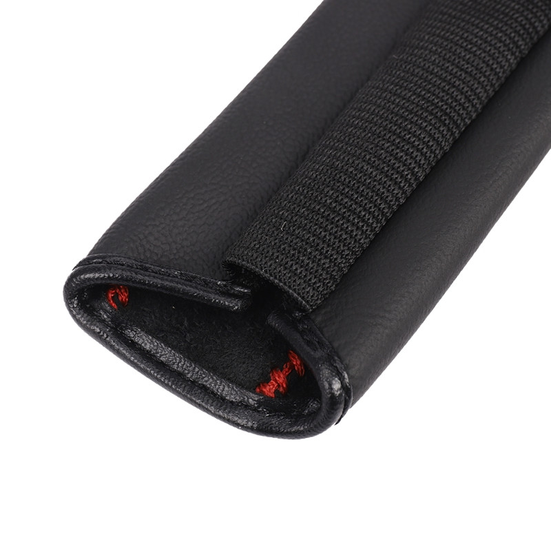 Odinė rankinio stabdžio dangtelio apsauginė mova Honda / Accord / Civic 8, juoda + juoda linija