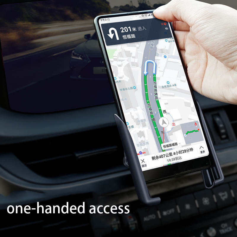 Gravity autós telefontartó Mobil állvány Okostelefon GPS-tartó rögzítés Nincs mágneses mobiltelefon-állvány-tartó Okostelefon