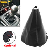 Negru universal pentru mașină din piele PVC schimbător de viteze pârghie cizme capac de praf guler pentru Toyota/Honda/BMW/VW/Benz/Opel