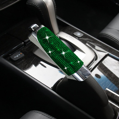 2022 Huse universale de frână de mână de mașină de cristal Guler antiderapant pentru schimbarea vitezelor auto Diamante Accesorii pentru interior pentru femei