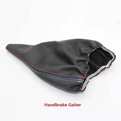 Colier de schimbare a vitezelor pentru mașină Capac portbagajul frână de mână manuală pentru BMW Seria 3 E36 E46 E30 E34 M3 Z3 Accesorii M din piele neagră