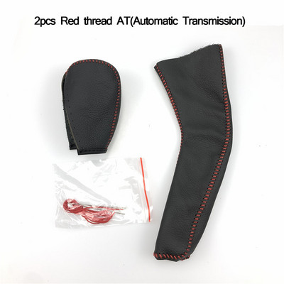 Bőr kézifék sebességváltó burkolat készlet autós kiegészítők autóstílus tok MITSUBISHI outlander Lancer Evolution Pajero ASX-hez