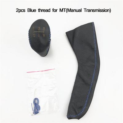 Bőr kézifék sebességváltó burkolat készlet autós kiegészítők autóstílus tok MITSUBISHI outlander Lancer Evolution Pajero ASX-hez