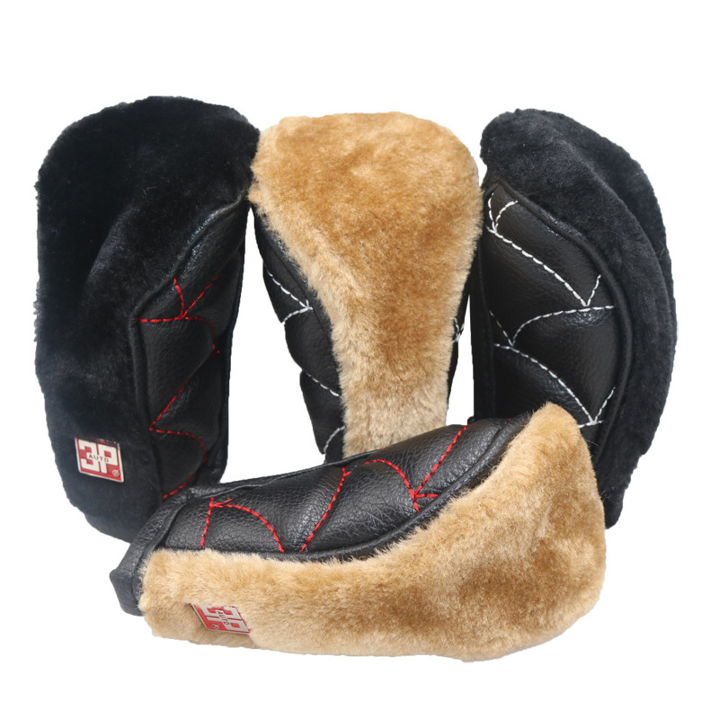 1 buc. Mănuși pentru mâner pentru roți de viteză pentru mașină Husă din piele cu fermoar Decorație pentru mașină Piese auto modificate Manșon de schimbare a mânerului de conducere confortabil