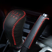 Accesorii pentru Hyundai Creta ix25 2018 2019 Piele Cap Viteza Buton Schimb Capac Gulerele Husa Husa frana de mana