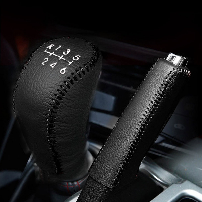 Accesorii pentru Hyundai Creta ix25 2018 2019 Piele Cap Viteza Buton Schimb Capac Gulerele Husa Husa frana de mana