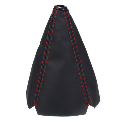 Guler schimbător de viteze pentru mașină din piele PU Capac butonului de schimbător 16 mm Universal din piele PU Guler pentru viteze auto Capac cizme Decorare ghetar
