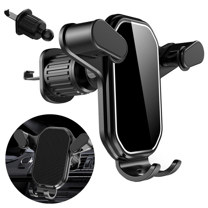 Automaatne õhutusava telefonikinnituse laiendusklamber Ventilatsiooniava telefonialus, käed-vabad, sobib kõikidele telefonidele iPhone Samsungi autotarvikud