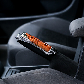 Car SUV Hand Brake Carbon Fiber Wood Grain Protection Covere Διακοσμητικός μοχλός φρένου μανίκι Αξεσουάρ στυλ αυτοκινήτου Νέο