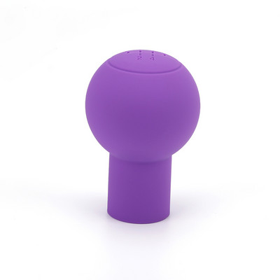 Buton schimbător rotund din silicon pentru mașină nouă Capac pentru buton schimbător manual automat anti-alunecare Buton schimbător carcasă de protecție exterioară